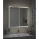 Зеркальный шкаф с подсветкой Vigo Geometry 118 80 см