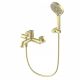 Смеситель для ванны с душем Wonzon & Woghand Tor WW-88037073-BG брашированное золото