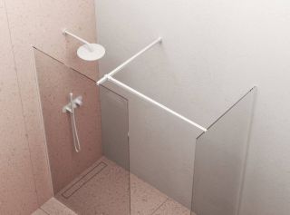 Душевая перегородка Ravak Walk-In Wall 110 GW9WD0300Z1 профиль белый стекло Transparent