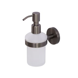 Дозатор для жидкого мыла Cezares Relax SOIS-V-GM настенный, вороненая сталь