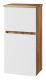 Подвесной шкаф Misty Ива 40см универсальный белый/дуб Вотан