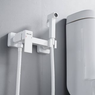 Гигиенический душ со смесителем Shevanik S137C белый