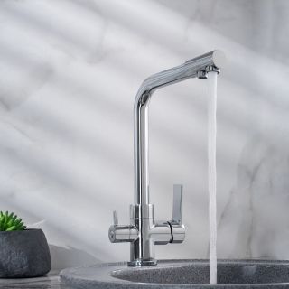 Смеситель для кухни РМС SL130-015F eco с подключением фильтра хром