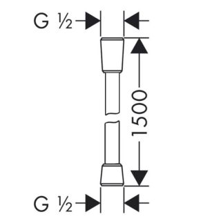 Шланг гибкий Lemark LE8025P-Black 150 см