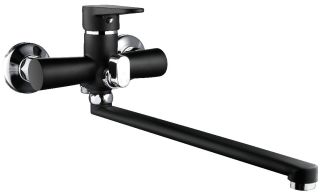 Смеситель для ванны с душем РМС SL77BL-006E чёрный