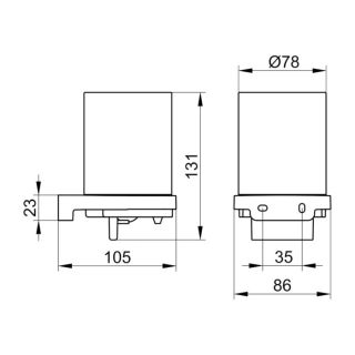 Дозатор Keuco Collection Moll 12752299000 золото красное шлифованное