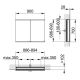 Зеркальный шкаф Keuco Royal Modular 800200090000200 90 см