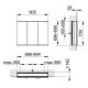 Зеркальный шкаф Keuco Royal Modular 800310090100200 90 см