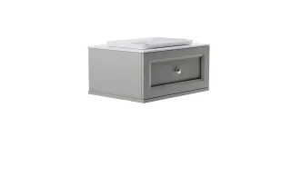 Тумба с раковиной Astra-Form Классик 4631177714009 70 см серый матовый