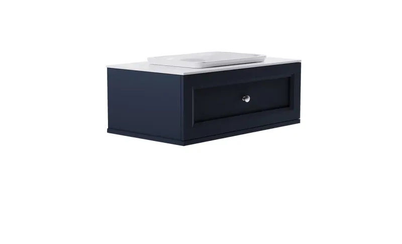 Тумба с раковиной Astra-Form Классик 4631177714207 100 см серый матовый