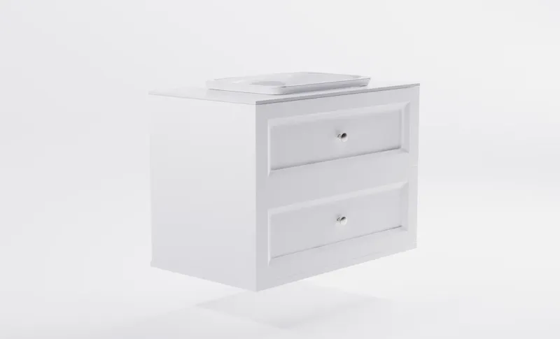 Тумба с раковиной Astra-Form Классик 4631177714399 90 см белый матовый