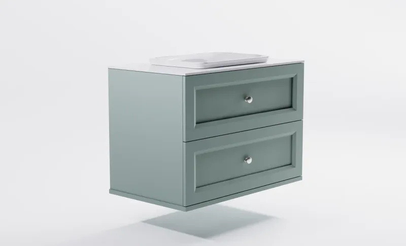 Тумба с раковиной Astra-Form Классик 4631177714405 100 см зелёный матовый