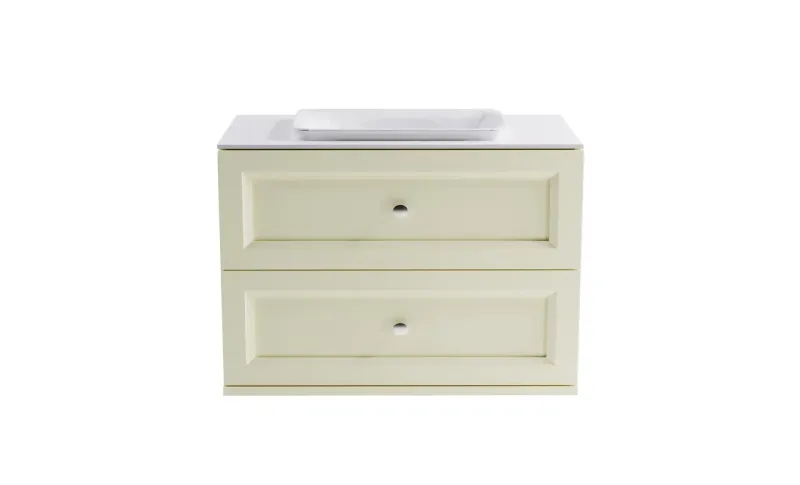 Тумба с раковиной Astra-Form Классик 4631177714375 90 см бежевый матовый