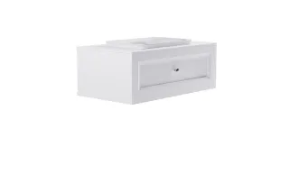 Тумба с раковиной Astra-Form Классик 4631177715594 90 см белый матовый