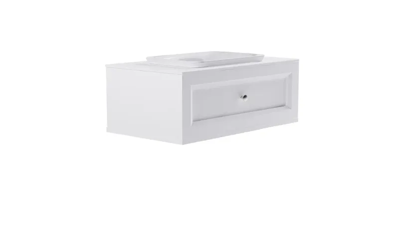 Тумба с раковиной Astra-Form Классик 4631177715594 90 см белый матовый