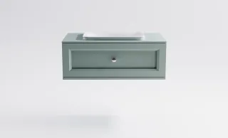 Тумба с раковиной Astra-Form Классик 4631177715549 90 см зелёный матовый