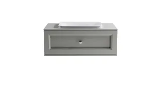Тумба с раковиной Astra-Form Классик 4631177715563 90 см серый матовый