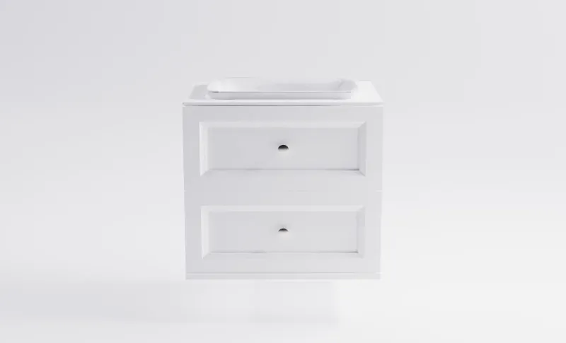 Тумба с раковиной Astra-Form Классик 4631177715716 70 см белый матовый