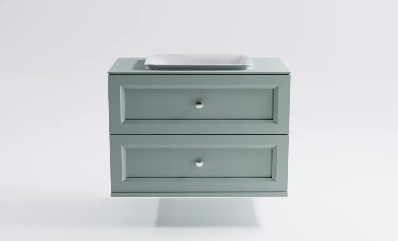 Тумба с раковиной Astra-Form Классик 4631177715846 100 см зелёный матовый