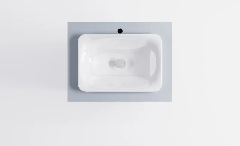 Тумба с раковиной Astra-Form Классик 4631177715433 70 см голубой матовый