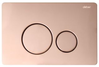 Кнопка смыва ABBER AC0121RG розовое золото