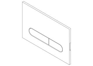 Кнопка смыва BelBagno PROSPERO CZR/BB-PR-BORO, цвет-брашированное золото