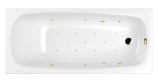 Гидромассажная ванна Whitecross Layla 0102.180080.100.RELAX.GL 180x80см Relax золото