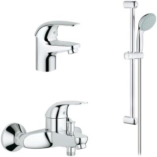 Комплект смесителей для ванной Grohe Euroeco