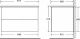 Тумба под раковину BelBagno подвесная 100x50см Rovere Nature ETNA-1000-2C-SO-RN-P