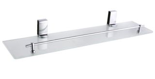 Полка стеклянная Haiba HB8807 хром