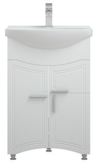 Тумба под раковину Corozo Креста Z1 55см белый SD-00000353