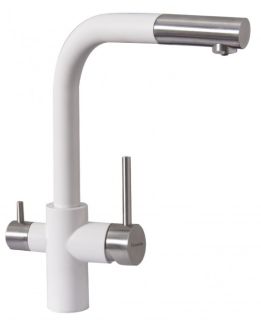 Смеситель для кухни Florentina Кристалл с подключением под фильтр жасмин