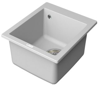 Мойка кухонная Point Динара PN3004W 42 см белый