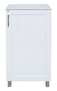 Напольная тумба для ванной Misty Купер 50см правая белый