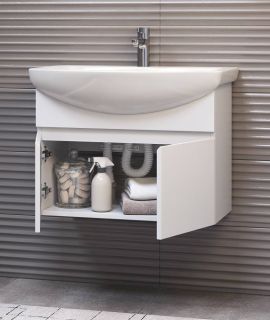 Тумба под раковину подвесная Vigo Wing tp.WIN.BAL.60.2D 60 см белый