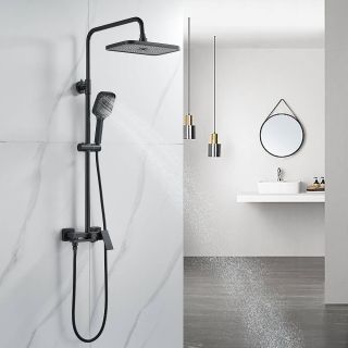 Душевая стойка Shevanik S9636H чёрный