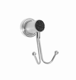 Крючок двойной Boheme Royal Cristal 10926-CR-B хром/чёрный