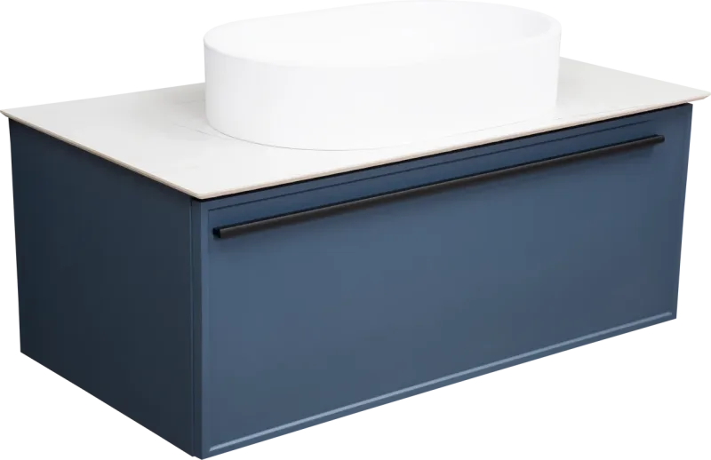 Тумба под раковину La Fenice Elba FNC-01-ELB-BG-90 синяя 90 см