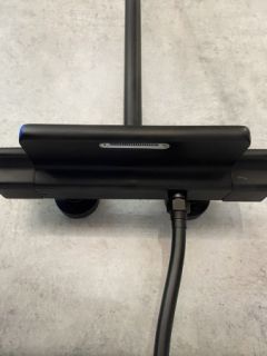 Душевая система с термостатом AltroBagno Lamberto 030418 NeOp черный матовый