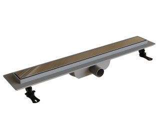 Душевой лоток RGW Drain Leo-11 60211180-01 80см под плитку хром