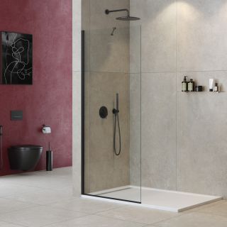 Душевая перегородка CEZARES LIBERTA-L-1-TB-100-C-NERO