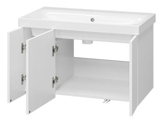 Подвесная тумба под раковину Misty Лира 80см белый