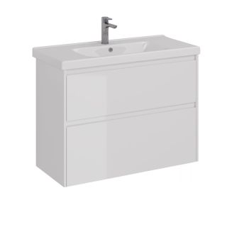 Тумба под раковину Lemark Combi LM03C100T 100 см белый глянец