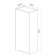 Шкаф Lemark Buno LM04B35PL 35 см подвесной Белый глянец