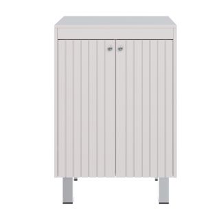 Шкаф Lemark ROMANCE LM07R35N-SH 60 см напольный Белый глянец