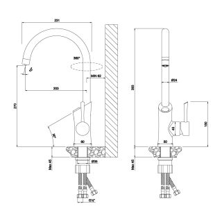 Смеситель для кухни Lemark LM3072C086 с фильтром для очистки жесткой воды Optima защита от накипи хром