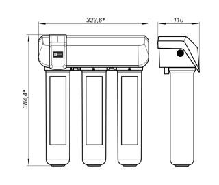Смеситель для кухни Lemark LM3072C086 с фильтром для очистки жесткой воды Optima защита от накипи хром