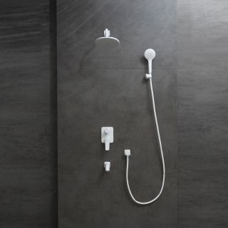 Душевой комплект Lemark Bronx LM3722MW белый