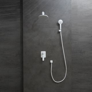 Душевой комплект Lemark Bronx LM3729MW белый