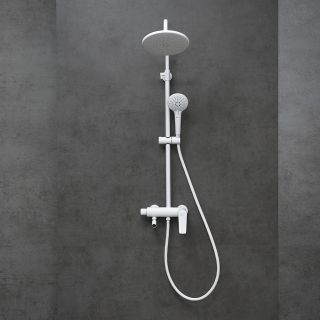 Душевая стойка Lemark Bronx LM3762MW белый